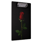 Black 4 Luxe Clipboard, Velvet Red Rose Klembord (Rechts)