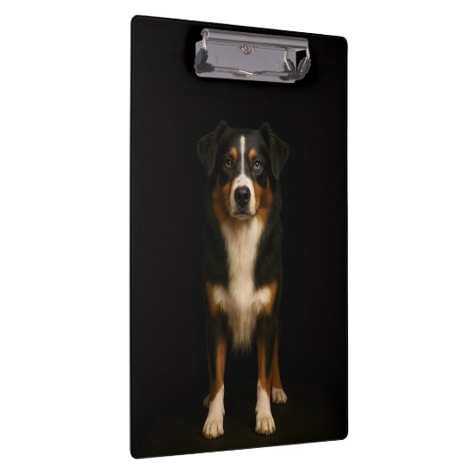 Black 4 Luxe Clipboard, Wise Australian Shepherd Klembord (Rechts)
