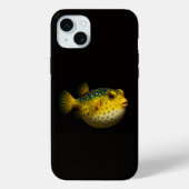 Black 4 Luxe, Exotic Yellow Putterfish Case-Mate iPhone Case (Achterkant)