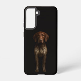 Black 4 Luxe  Galaxy S21 Case, German Pointer Dog Samsung Galaxy Hoesje