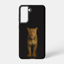Black 4 Luxe  Galaxy S21 Case, Majestic Leopard Samsung Galaxy Hoesje