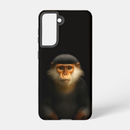 Black 4 Luxe  Galaxy S21 Case, Red Douc Langur Samsung Galaxy Hoesje