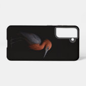 Black 4 Luxe  Galaxy S21 Case, Reddish Egret Samsung Galaxy Hoesje (Achterkant horizontaal)