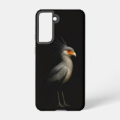 Black 4 Luxe  Galaxy S21 Case, Secretarybird Samsung Galaxy Hoesje (Achterkant)