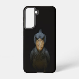 Black 4 Luxe  Galaxy S21 Case, Shoebill Bird Samsung Galaxy Hoesje