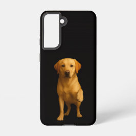 Black 4 Luxe  Galaxy S21 Case, Tender Labrador Samsung Galaxy Hoesje