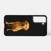 Black 4 Luxe  Galaxy S21 Case, Tender Labrador Samsung Galaxy Hoesje (Achterkant horizontaal)