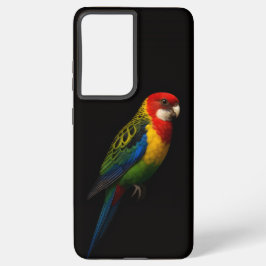 Black 4 Luxe Galaxy S21 Plus, Eastern Rosella Samsung Galaxy Hoesje