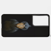 Black 4 Luxe Galaxy S21 Plus, Shoebill Bird Samsung Galaxy Hoesje (Achterkant horizontaal)
