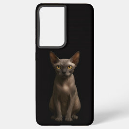 Black 4 Luxe Galaxy S21 Plus, Sphynx Cat Samsung Galaxy Hoesje
