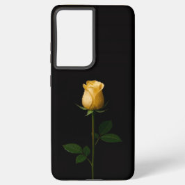 Black 4 Luxe Galaxy S21 Plus, Sunlit Yellow Rose Samsung Galaxy Hoesje