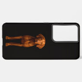Black 4 Luxe Galaxy S21 Ultra, Agile Vizsla Dog Samsung Galaxy Hoesje (Linkerkant)