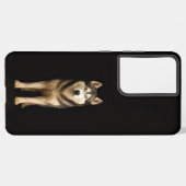 Black 4 Luxe Galaxy S21 Ultra, Icy Elite Husky Samsung Galaxy Hoesje (Linkerkant)