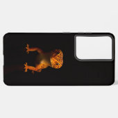 Black 4 Luxe Galaxy S21 Ultra, Leopard Gecko Samsung Galaxy Hoesje (Linkerkant)