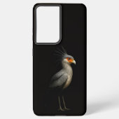 Black 4 Luxe Galaxy S21 Ultra, Secretarybird Samsung Galaxy Hoesje (Achterkant)