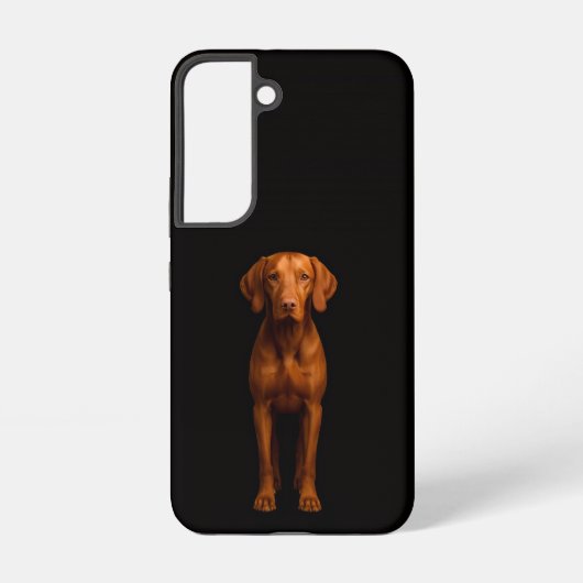 Black 4 Luxe Galaxy S22 Case, Agile Vizsla Dog Samsung Galaxy Hoesje (Achterkant)