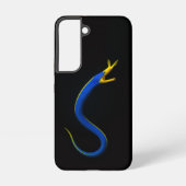 Black 4 Luxe Galaxy S22 Case, Blue Ribbon Eel Samsung Galaxy Hoesje (Achterkant)