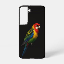 Black 4 Luxe Galaxy S22 Case, Eastern Rosella Samsung Galaxy Hoesje