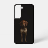 Black 4 Luxe Galaxy S22 Case, German Pointer Dog Samsung Galaxy Hoesje (Achterkant)