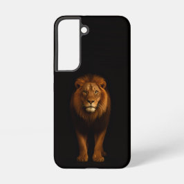Black 4 Luxe Galaxy S22 Case, Majestic Lion Samsung Galaxy Hoesje