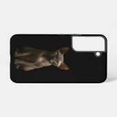 Black 4 Luxe Galaxy S22 Case, Sphynx Cat Samsung Galaxy Hoesje (Achterkant horizontaal)
