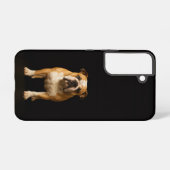 Black 4 Luxe Galaxy S22 Case, Stamina Bulldog Samsung Galaxy Hoesje (Achterkant horizontaal)