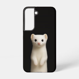 Black 4 Luxe Galaxy S22 Case, Stylish Ermine Samsung Galaxy Hoesje