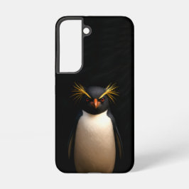 Black 4 Luxe Galaxy S22 Hoesje, Rockhopper Penguin Samsung Galaxy Hoesje