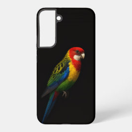 Black 4 Luxe Galaxy S22 Plus Case, Eastern Rosella Samsung Galaxy Hoesje