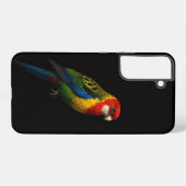 Black 4 Luxe Galaxy S22 Plus Case, Eastern Rosella Samsung Galaxy Hoesje (Achterkant horizontaal)