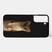Black 4 Luxe Galaxy S22 Plus, Elegant Weasel Samsung Galaxy Hoesje (Achterkant horizontaal)
