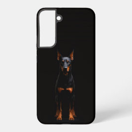 Black 4 Luxe Galaxy S22 Plus, Guardian Doberman Samsung Galaxy Hoesje