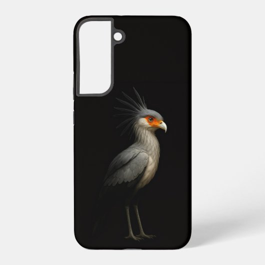 Black 4 Luxe Galaxy S22 Plus, Secretarybird Samsung Galaxy Hoesje (Achterkant)