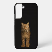 Black 4 Luxe Galaxy S22 Plus, Silent Lynx Samsung Galaxy Hoesje (Achterkant)