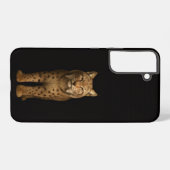 Black 4 Luxe Galaxy S22 Plus, Silent Lynx Samsung Galaxy Hoesje (Achterkant horizontaal)
