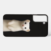 Black 4 Luxe Galaxy S22 Plus, Stylish Ermine Samsung Galaxy Hoesje (Achterkant horizontaal)