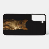 Black 4 Luxe Galaxy S22 Plus, Sweet Quoll Samsung Galaxy Hoesje (Achterkant horizontaal)