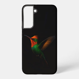 Black 4 Luxe Galaxy S22 Plus, Tufted Coquette Bird Samsung Galaxy Hoesje