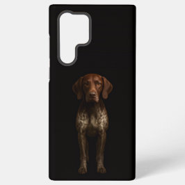 Black 4 Luxe Galaxy S22 Ultra, German Pointer Dog Samsung Galaxy Hoesje