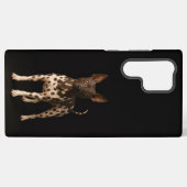 Black 4 Luxe Galaxy S22 Ultra, Hairless Terrier Samsung Galaxy Hoesje (Achterkant horizontaal)