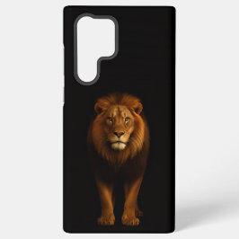 Black 4 Luxe Galaxy S22 Ultra, Majestic Lion Samsung Galaxy Hoesje