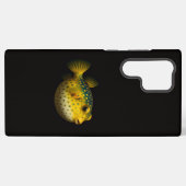 Black 4 Luxe Galaxy S22 Ultra, Putterfish Samsung Galaxy Hoesje (Achterkant horizontaal)