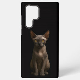 Black 4 Luxe Galaxy S22 Ultra, Sphynx Cat Samsung Galaxy Hoesje