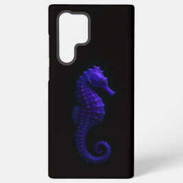 Black 4 Luxe Galaxy S22 Ultra, Violet Seahorse Samsung Galaxy Hoesje