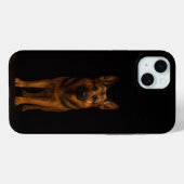 Black 4 Luxe, German Shepherd Dog iPhone 15 Plus Case-Mate iPhone Case (Achterkant (horizontaal))