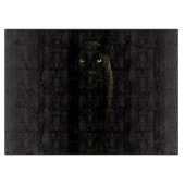 Black 4 Luxe Glass board Black Panther Snijplank (Voorkant)