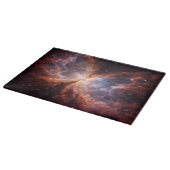 Black 4 Luxe Glass board Butterfly Nebula Snijplank (Hoek)