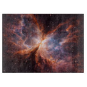 Black 4 Luxe Glass board Butterfly Nebula Snijplank (Voorkant)