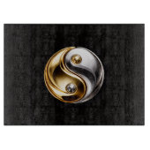 Black 4 Luxe Glass board Harmony Yin Yang Snijplank (Voorkant)