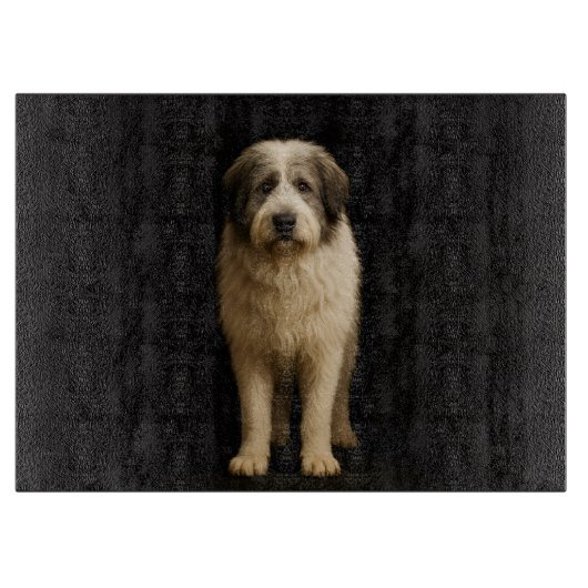 Black 4 Luxe Glass board Mioritic Shepherd Snijplank (Voorkant)